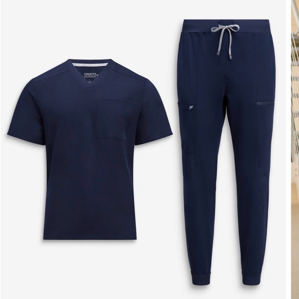 Figs Deep Blue Scrub Ensemble